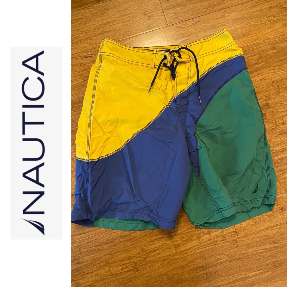 Men’s Nautica Swim Trunks Med M
